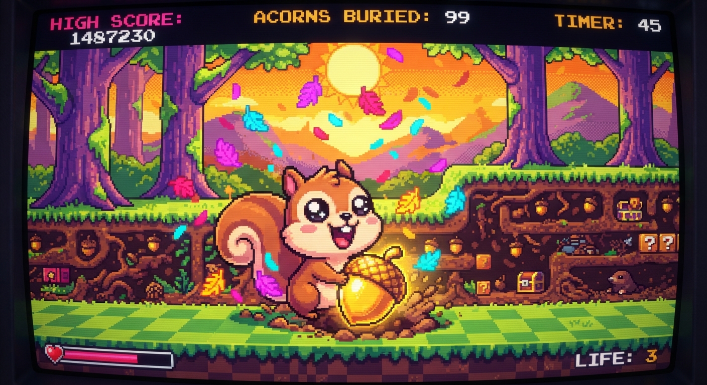 AI-generated pixel art illustration